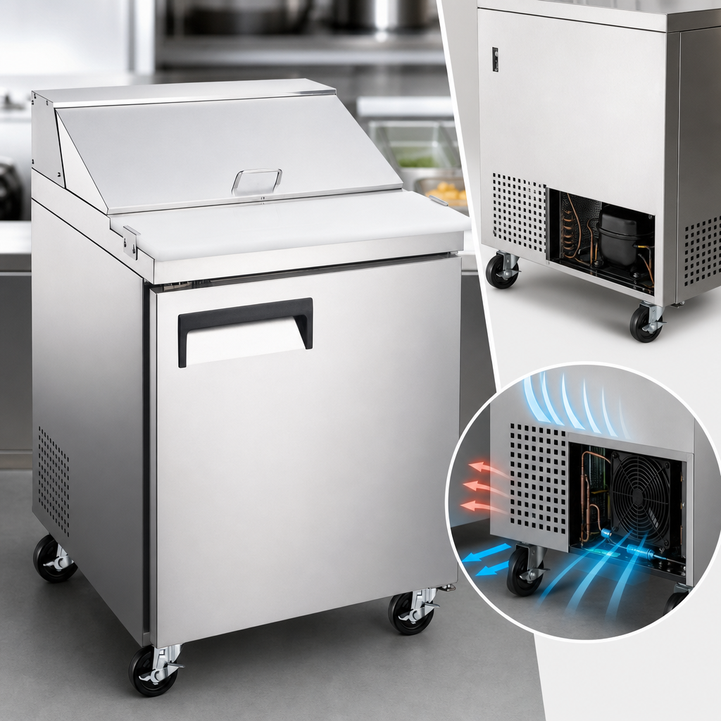 Self-Contained, Rear-Mounted Refrigeration