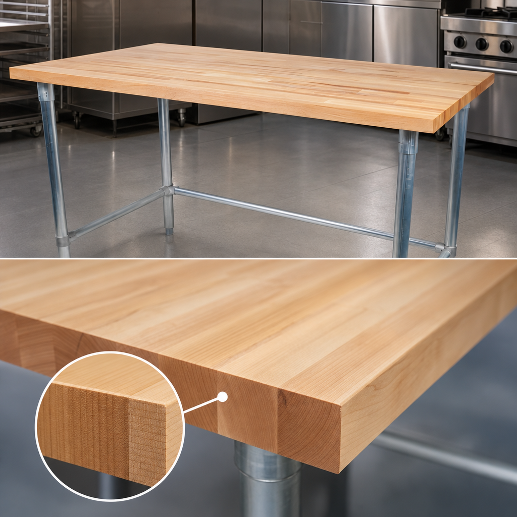 Thick Maple Work Surface