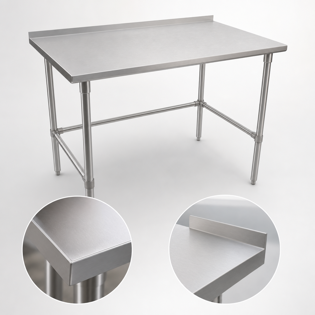 16-Gauge 300-Series Stainless Steel Top