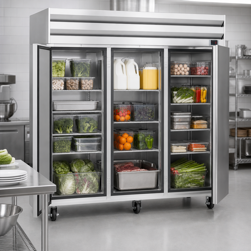 Three-Section, 75 Cu. Ft. Capacity