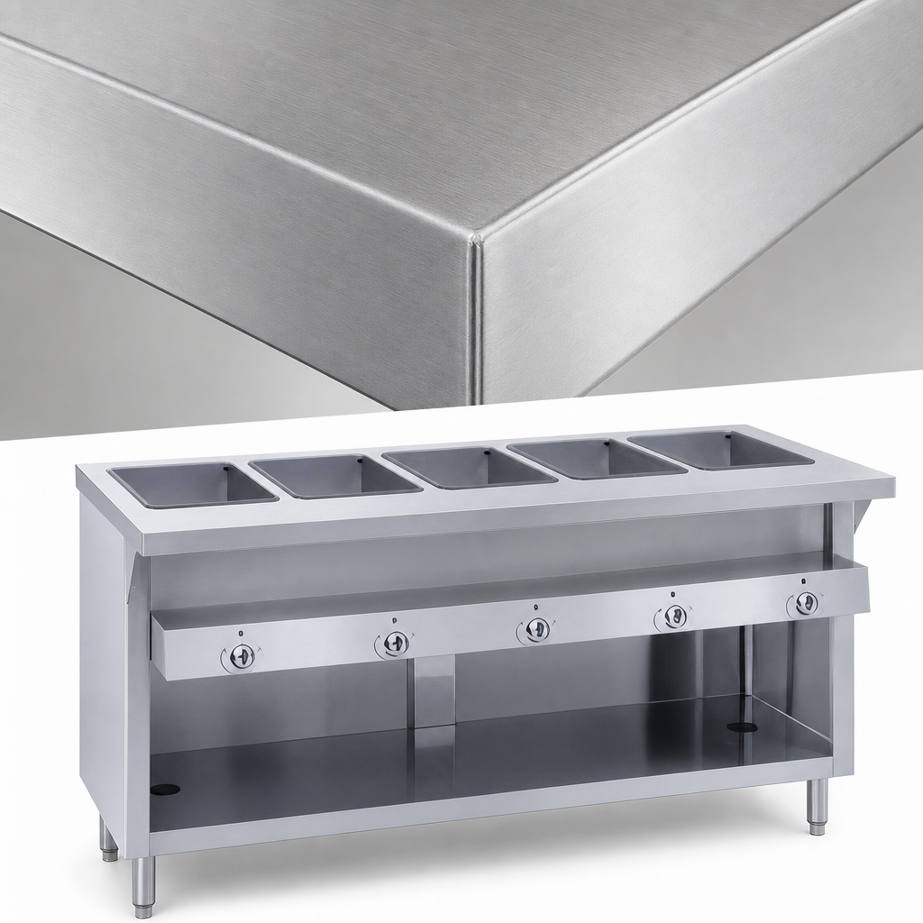 Heavy-Duty Stainless Steel Top