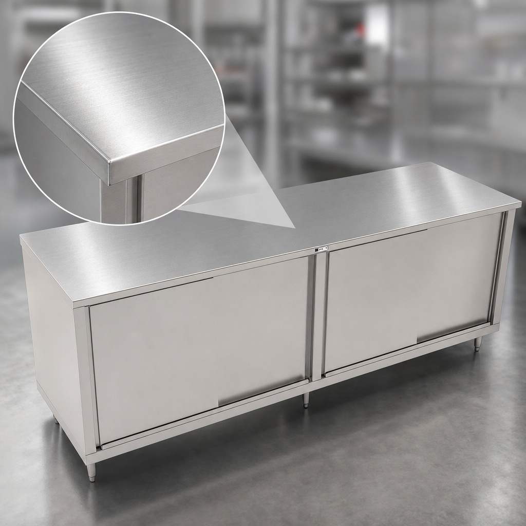14-Gauge Stainless Steel Top