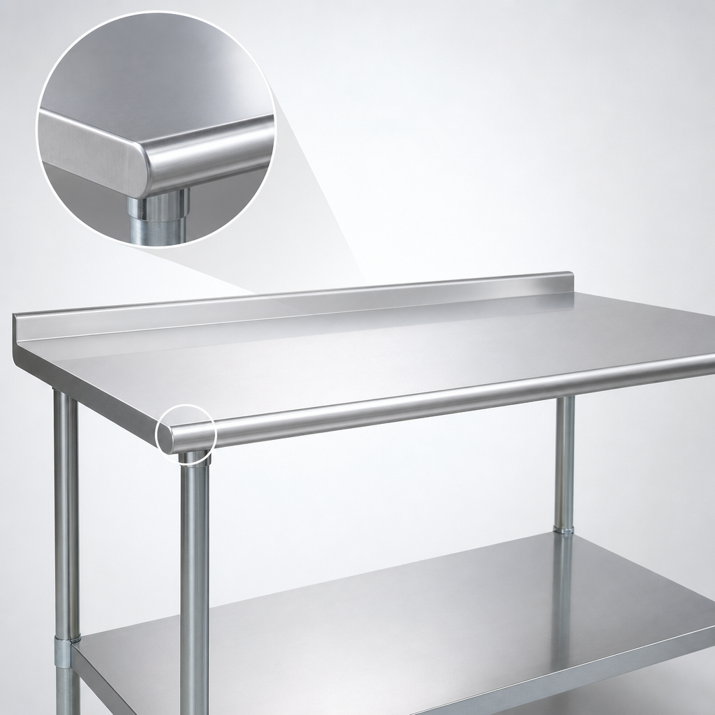 16-Gauge Stainless Steel Top
