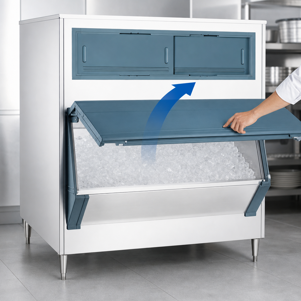 Top-Hinged Spring-Loaded Door