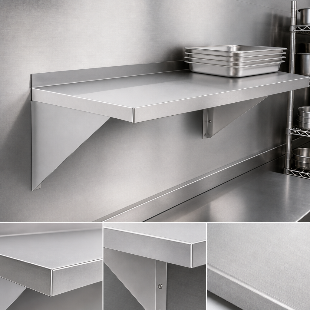 18-Gauge 430 Stainless Steel Construction