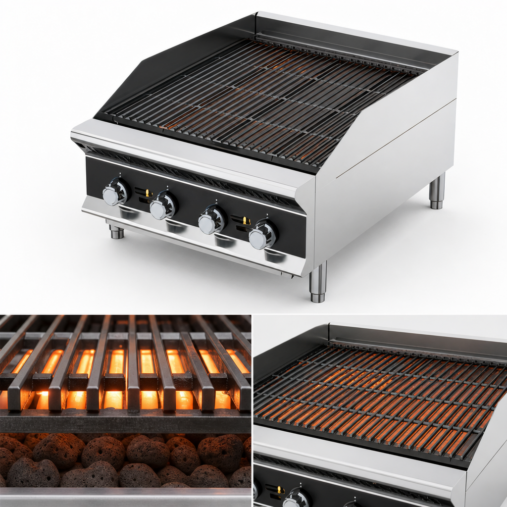 Radiant/Lava Rock Heating