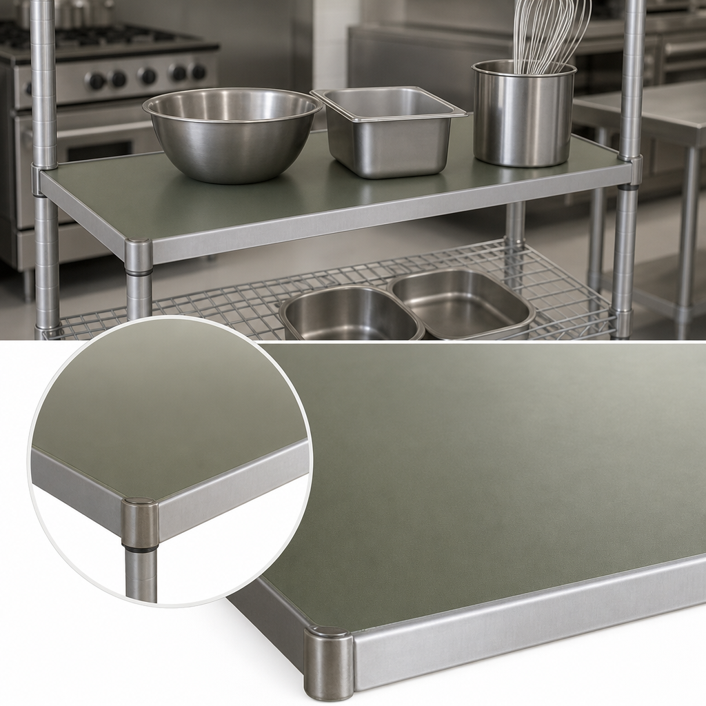 Solid Shelf Surface