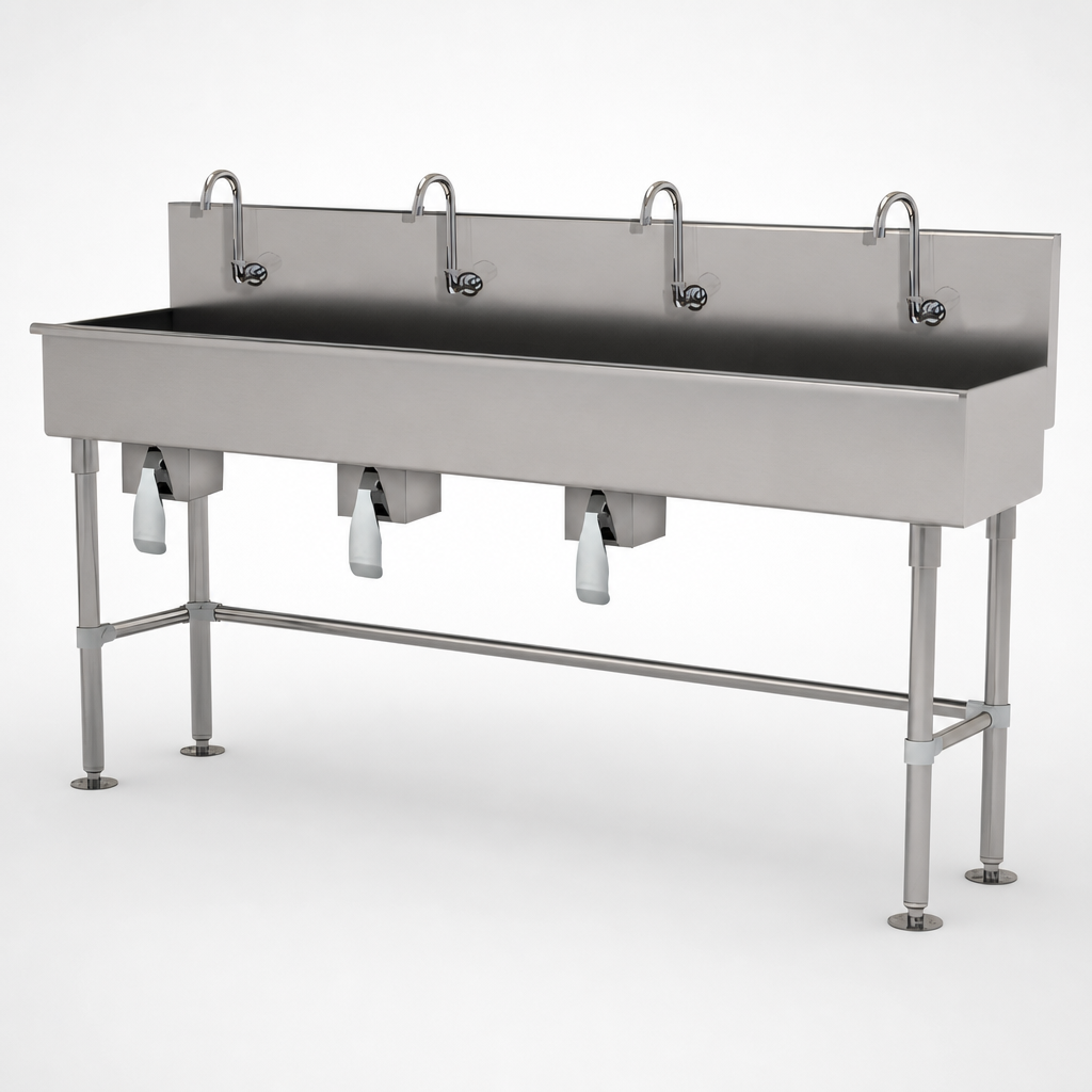 Four Wash Stations