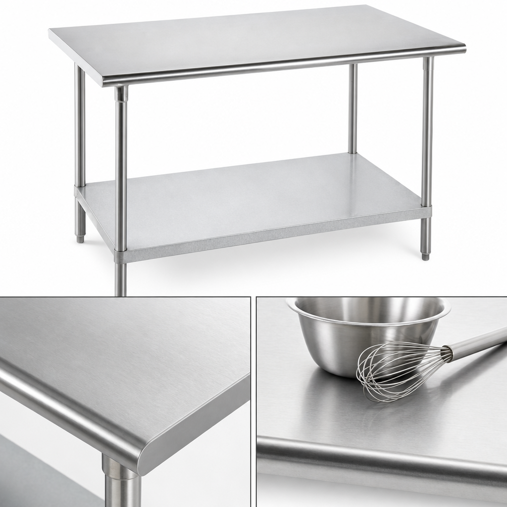 14-Gauge 304 Stainless Steel Top