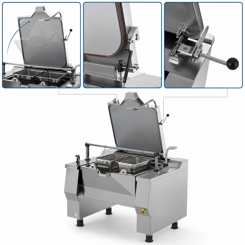 Pressure-Ready Hinged Lid