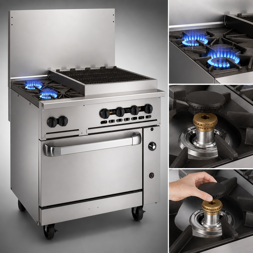 High-Output Open Burners