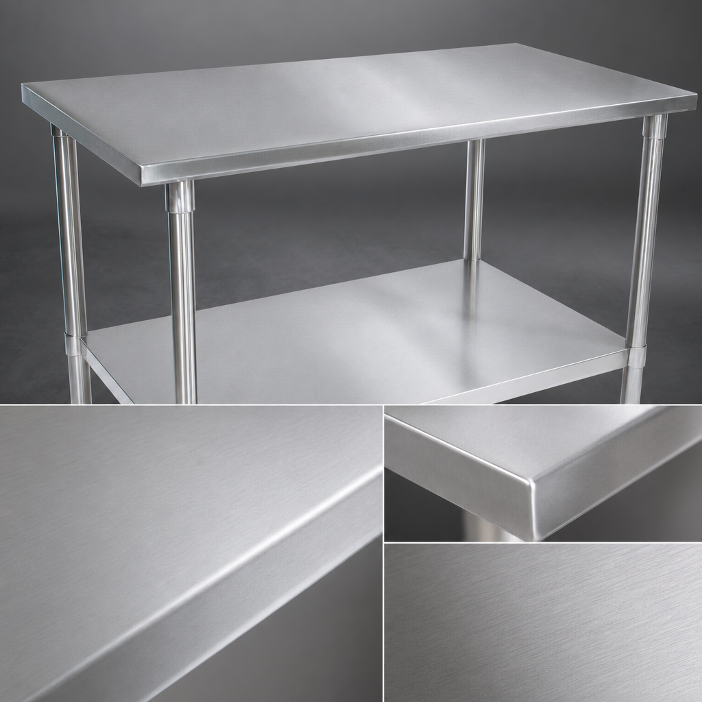 14-Gauge Stainless Steel Top
