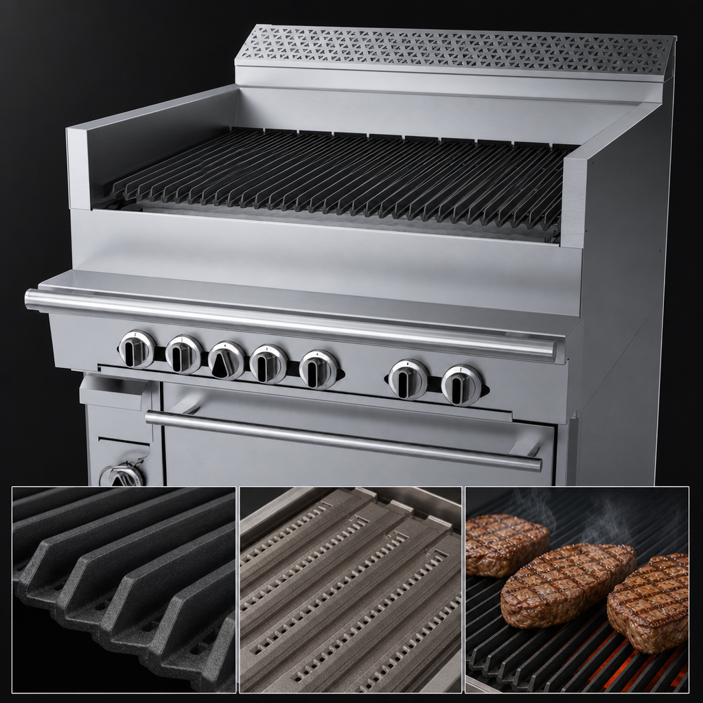 Heavy-Duty 36-Inch Charbroiler Top
