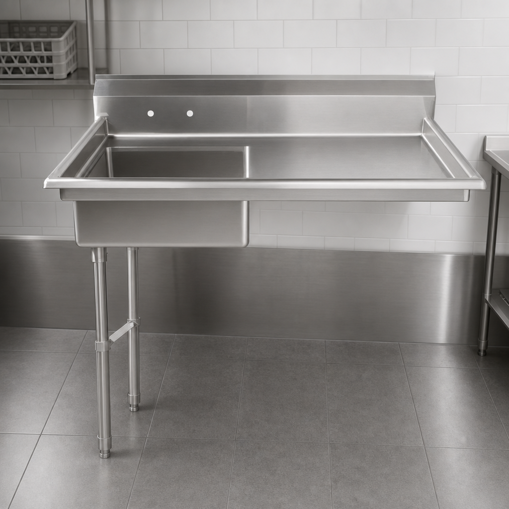 18-Gauge 304 Stainless Steel Top