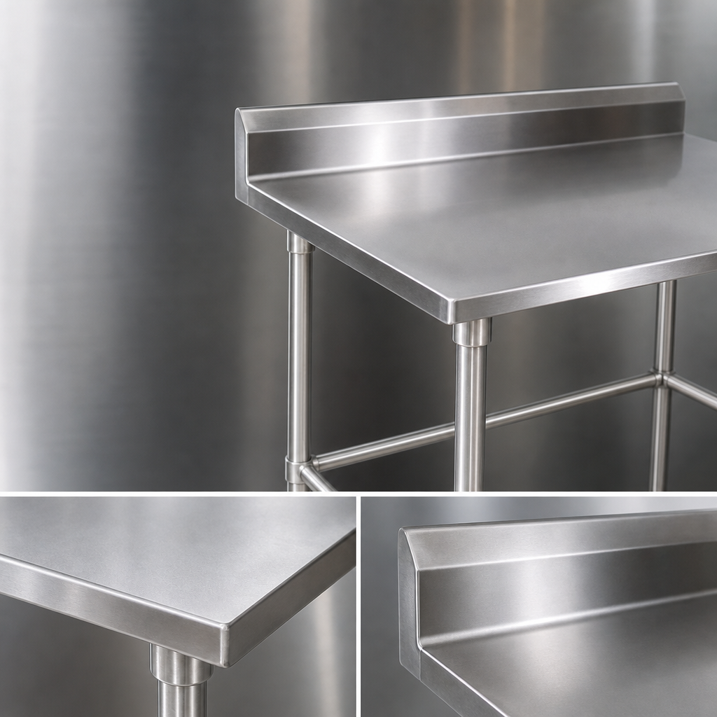14-Gauge Stainless Steel Top