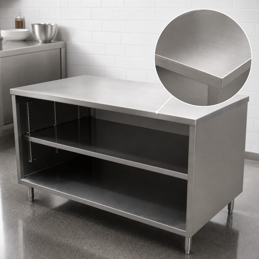 14-Gauge 304 Stainless Steel Top