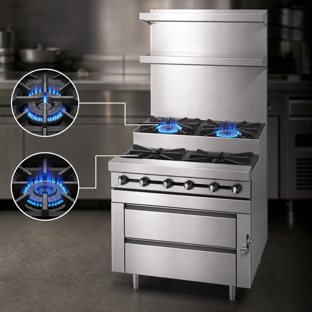 Dual Burner Layout