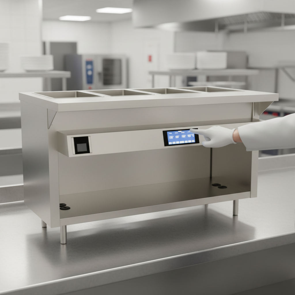 Effortlessly manage precise temperatures across all four wells with the intuitive touch screen controls.