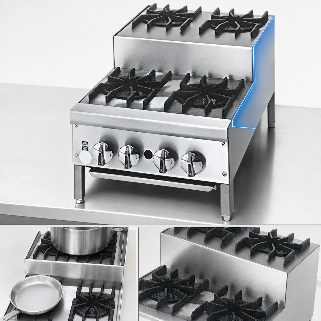 Step-Up Burner Design