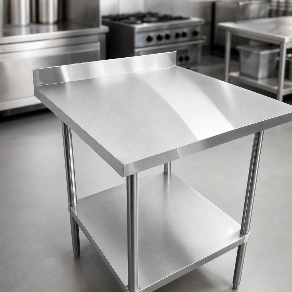 16-Gauge 304 Stainless Steel Top