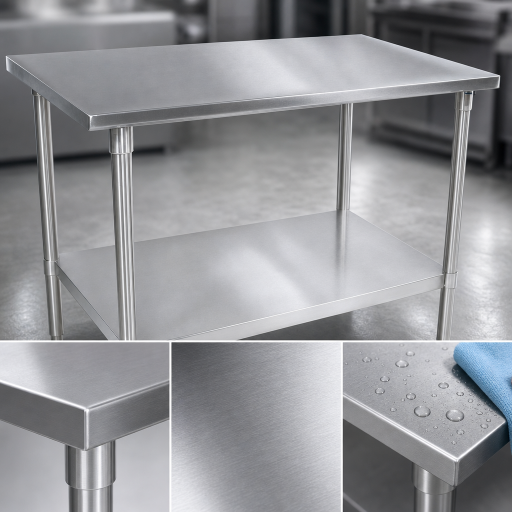16-Gauge 300 Series Stainless Steel Top