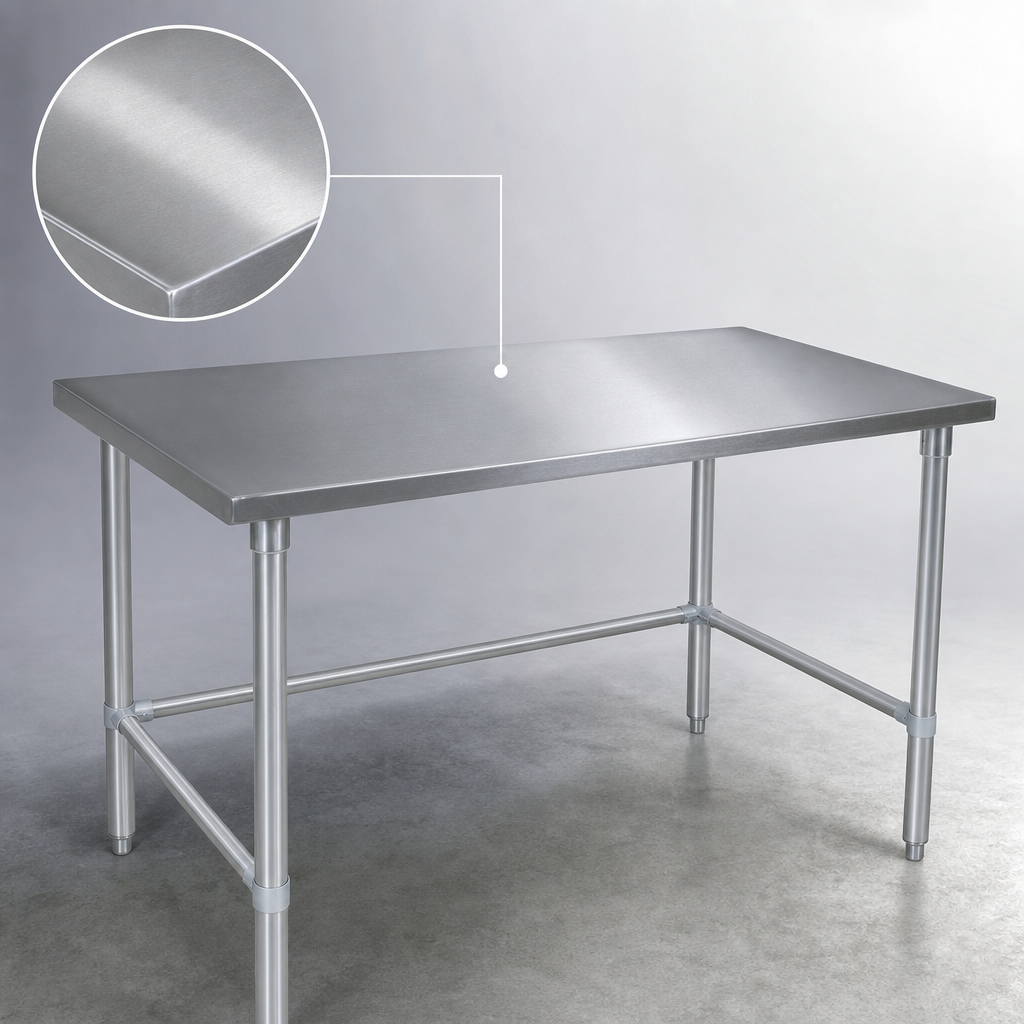 14-Gauge Stainless Steel Top