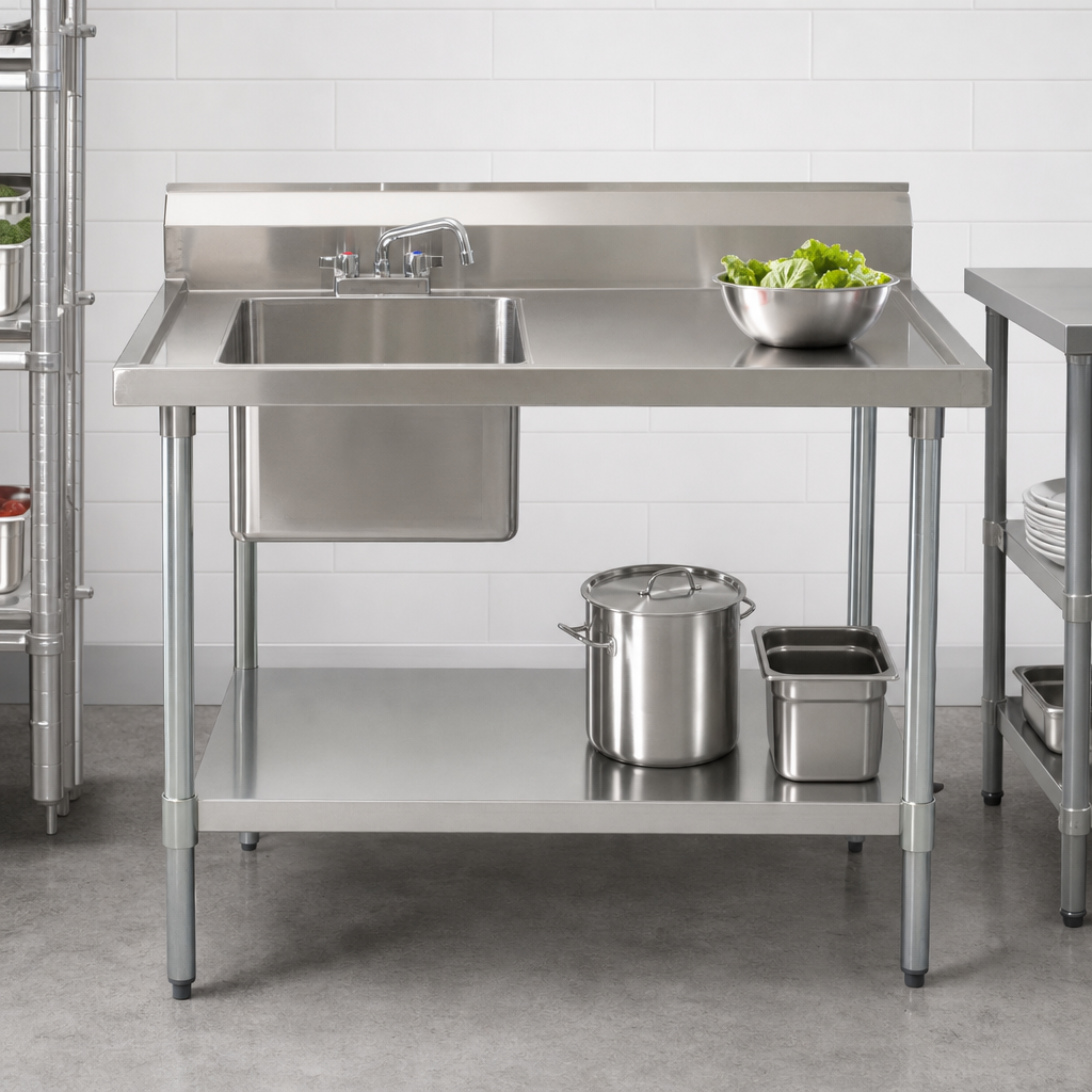 Left-Side Prep Sink