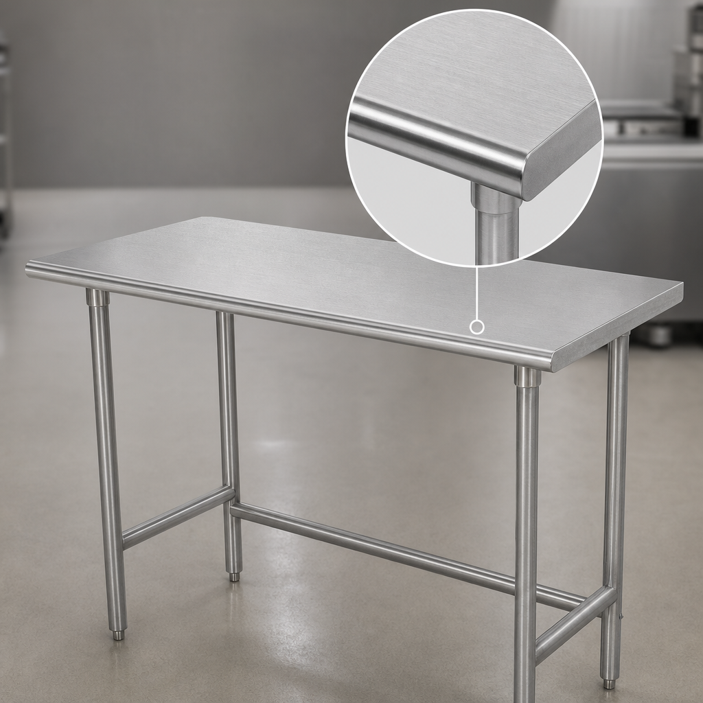 14 Gauge 304 Stainless Steel Top