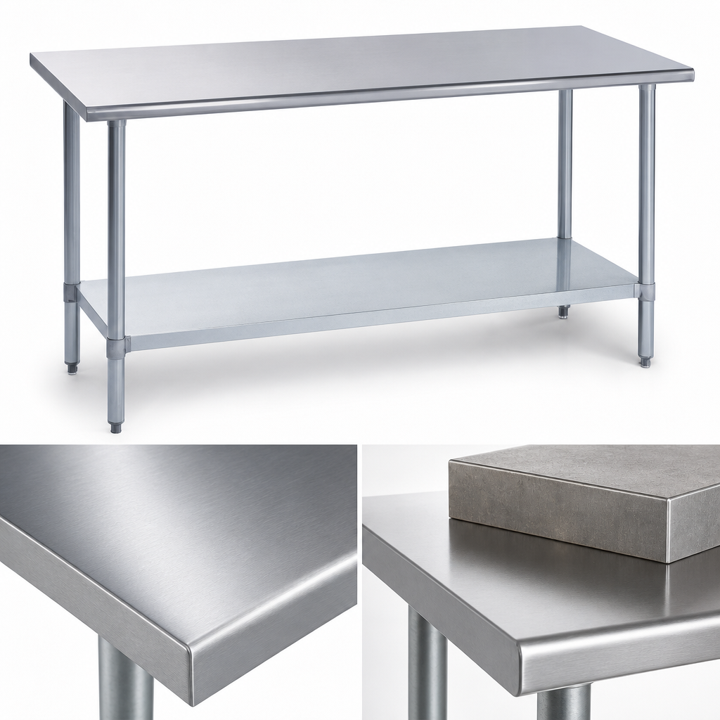 14-Gauge Stainless Steel Top