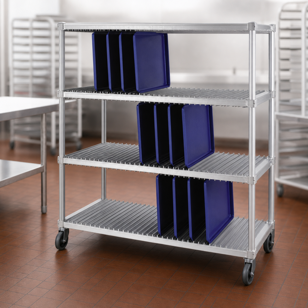 Three Tray Levels
