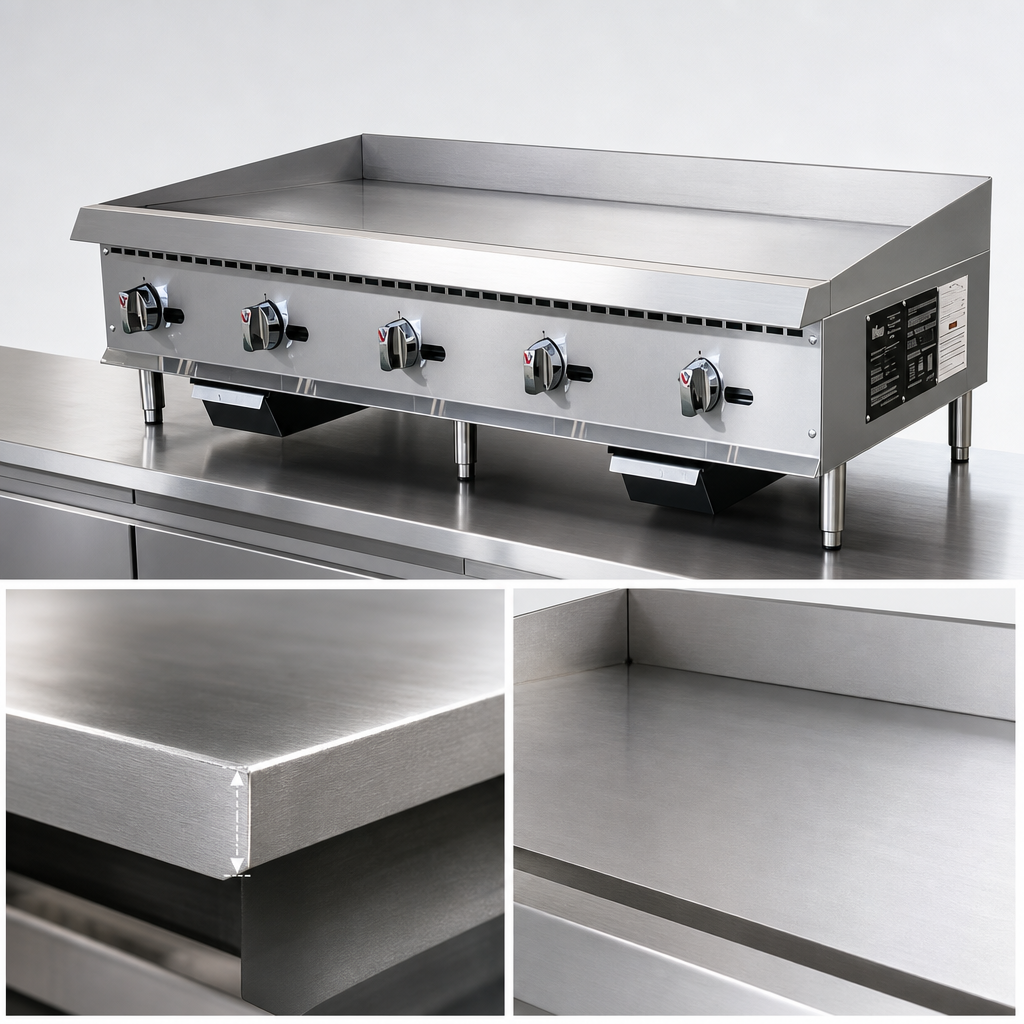 3/4-Inch Steel Griddle Plate