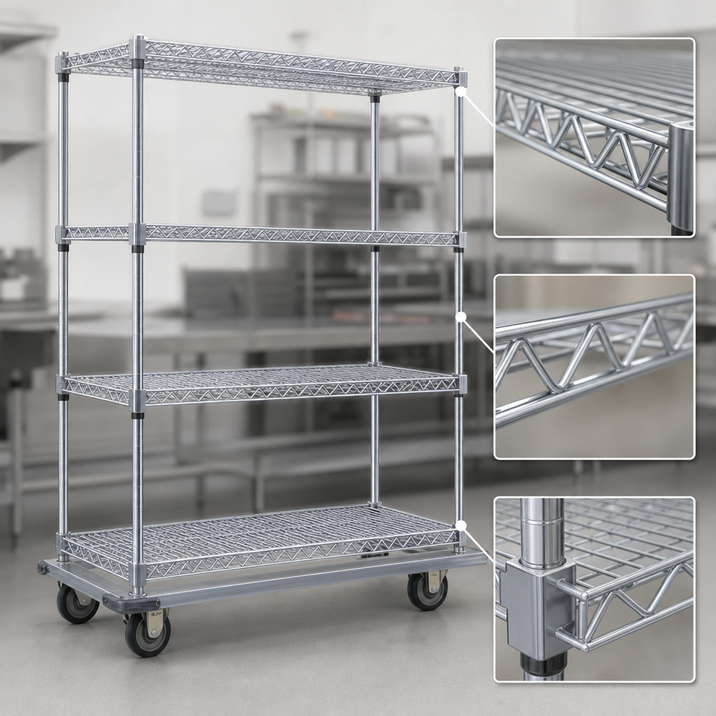 Patented QuadTruss Shelves