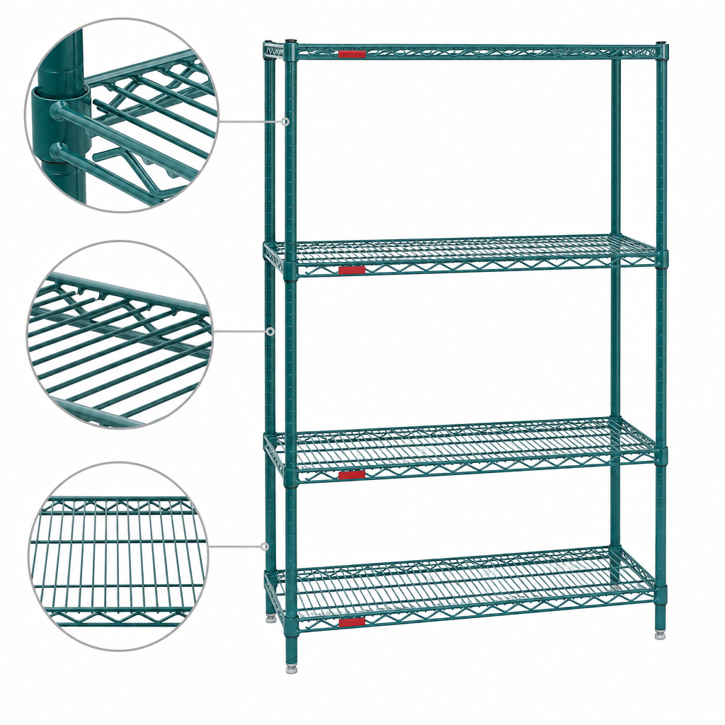 Patented QuadTruss® Shelf Design