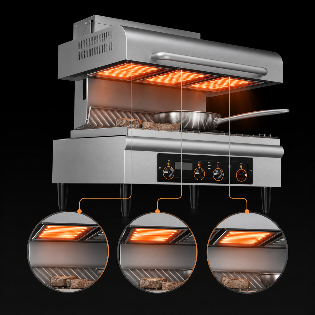 Three Independently Controlled Heating Elements
