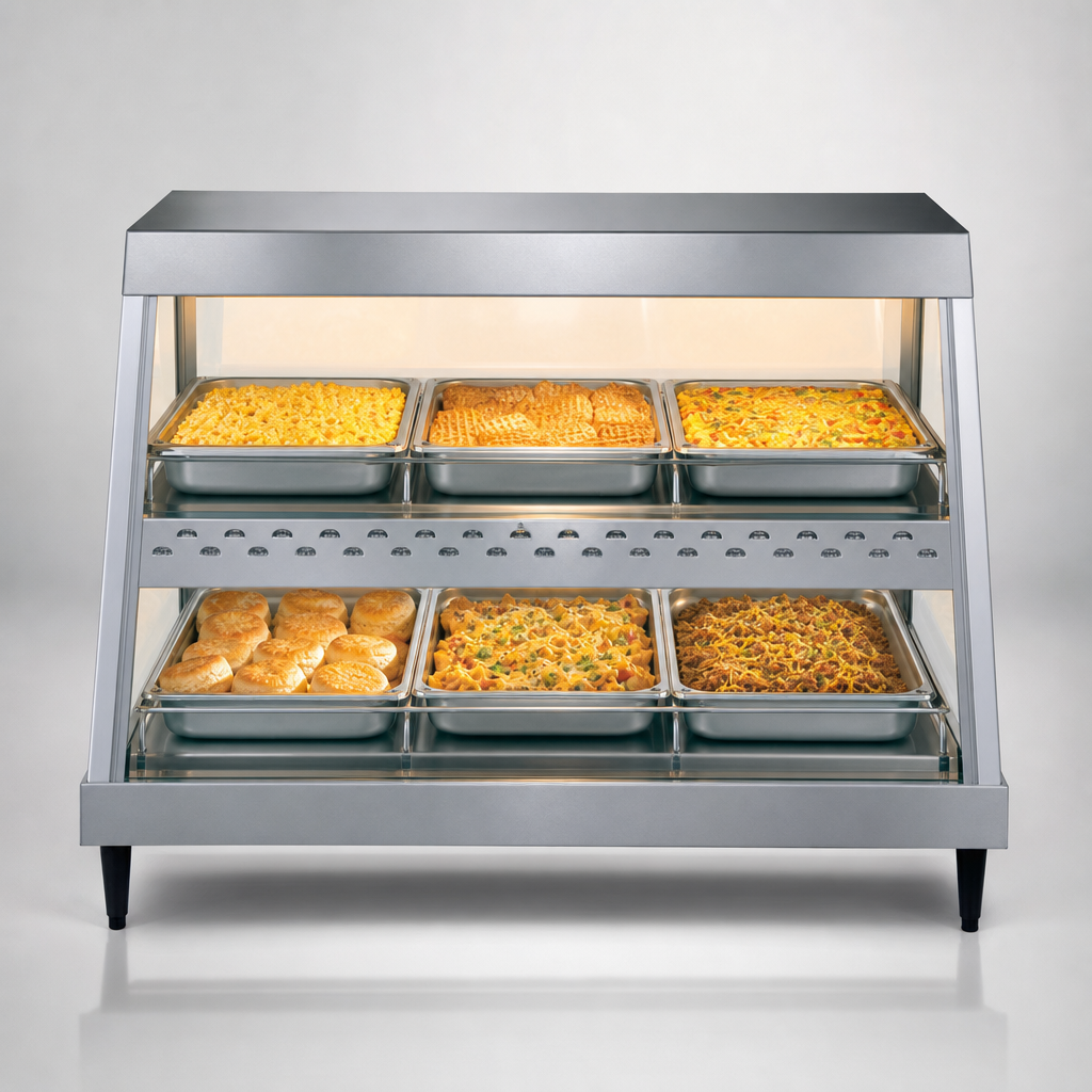 Three-Pan Dual Shelf Layout