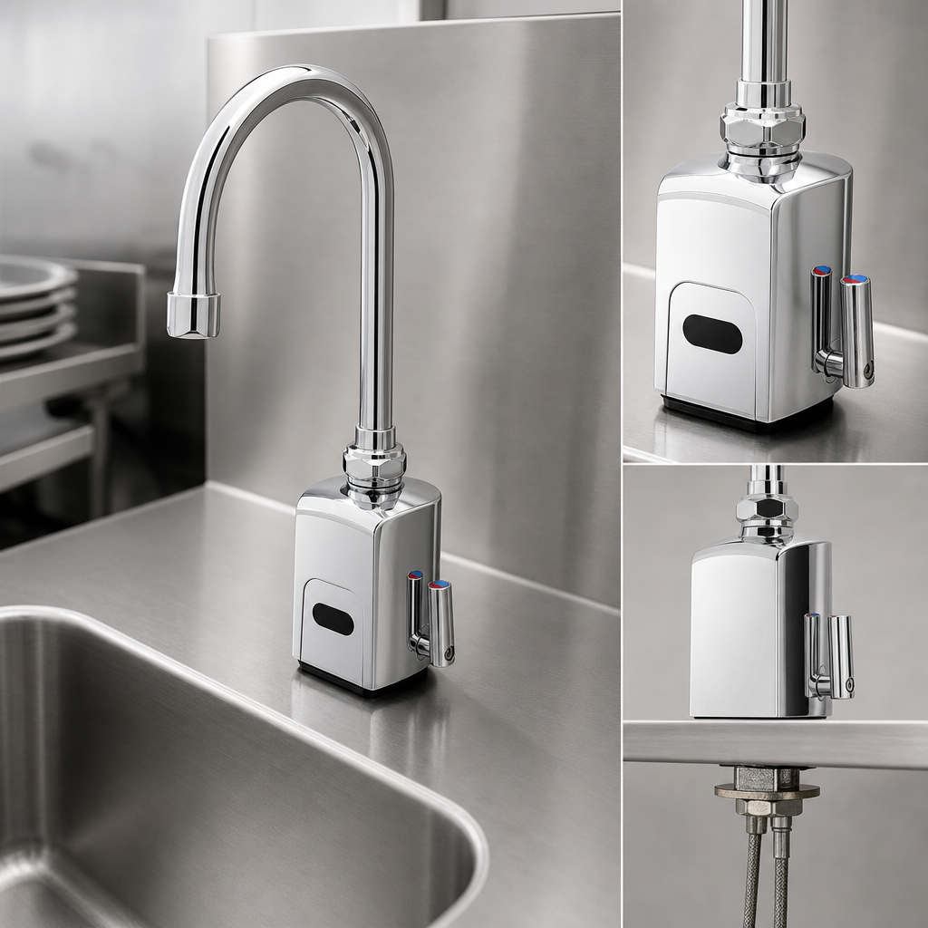 Above-Deck Electronic Faucet Body