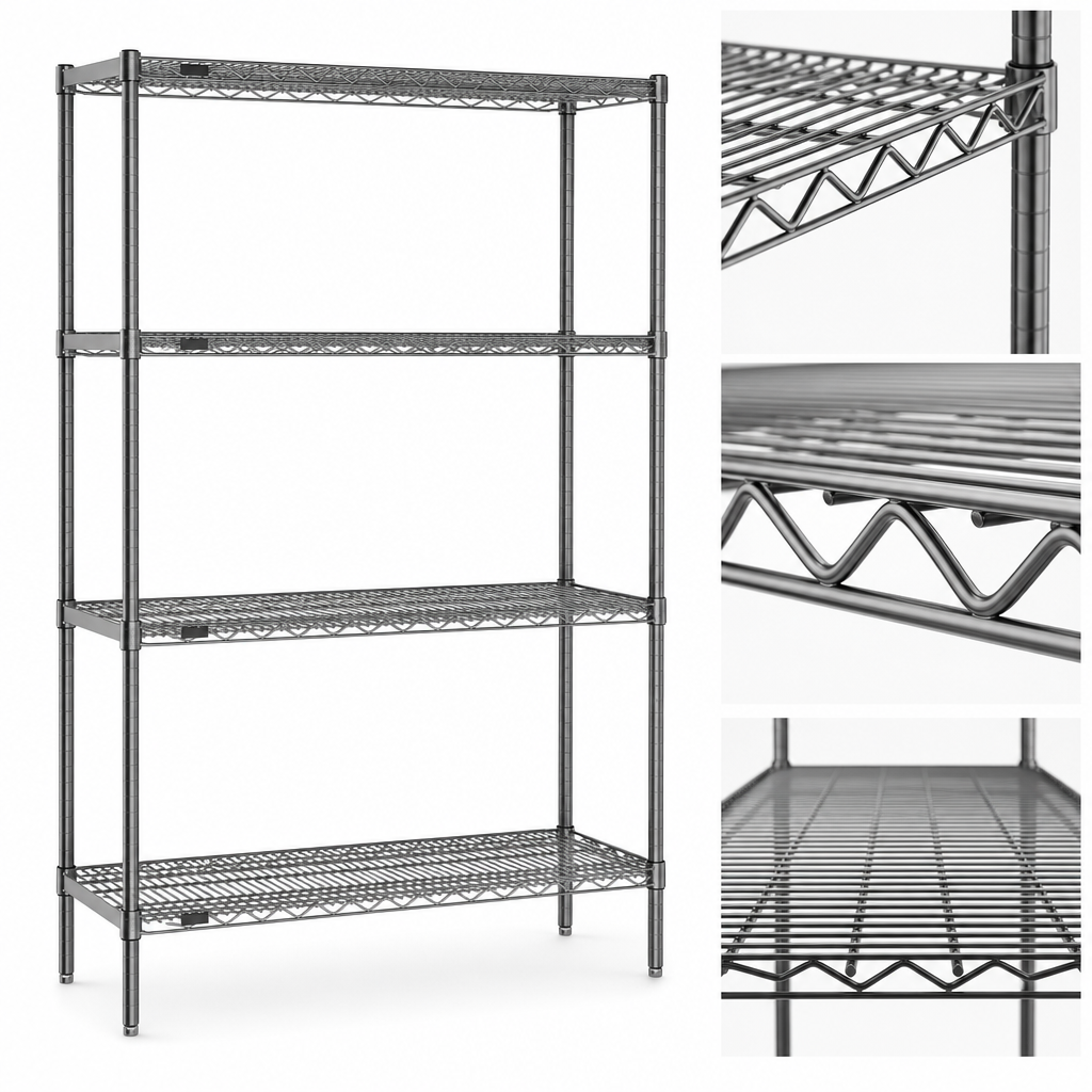 Patented QuadTruss Shelf Design