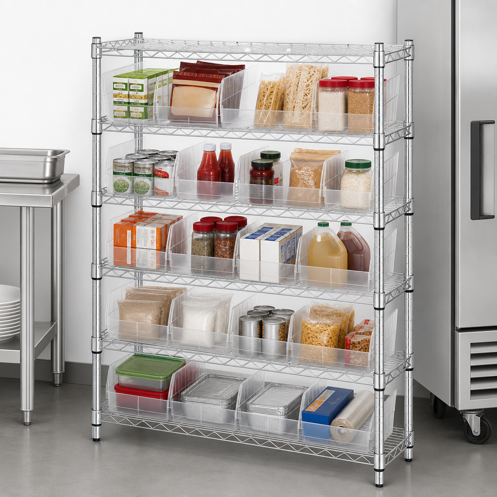 Five-Shelf Storage Layout