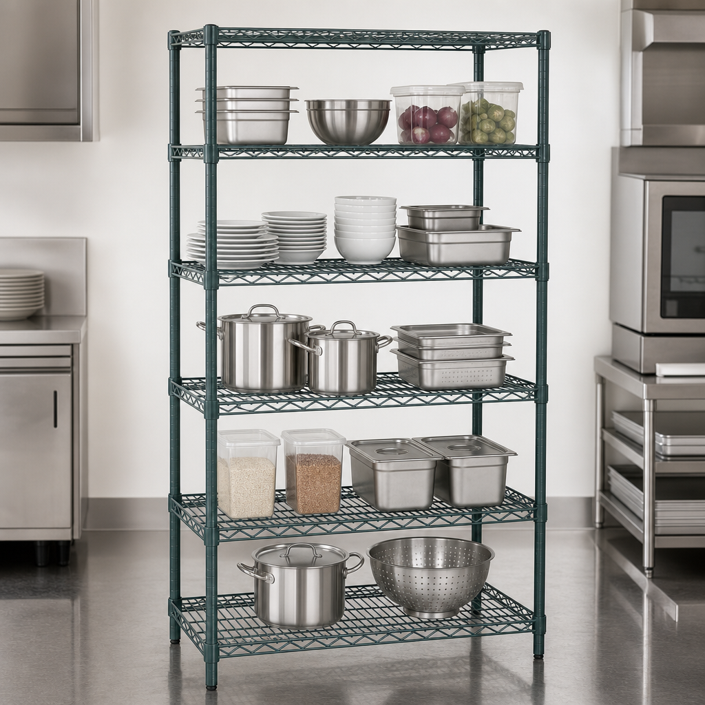 Five Wire Shelves