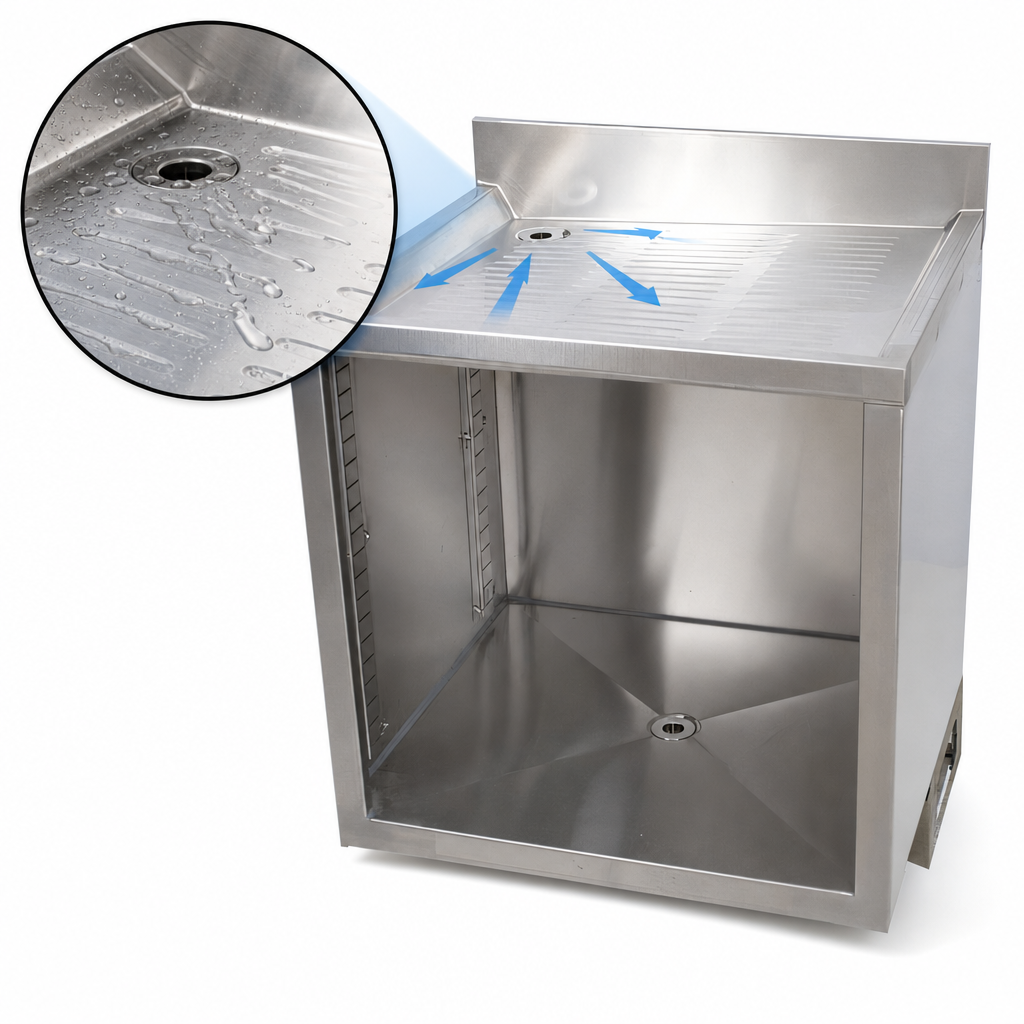 Pitched Drainboard Top