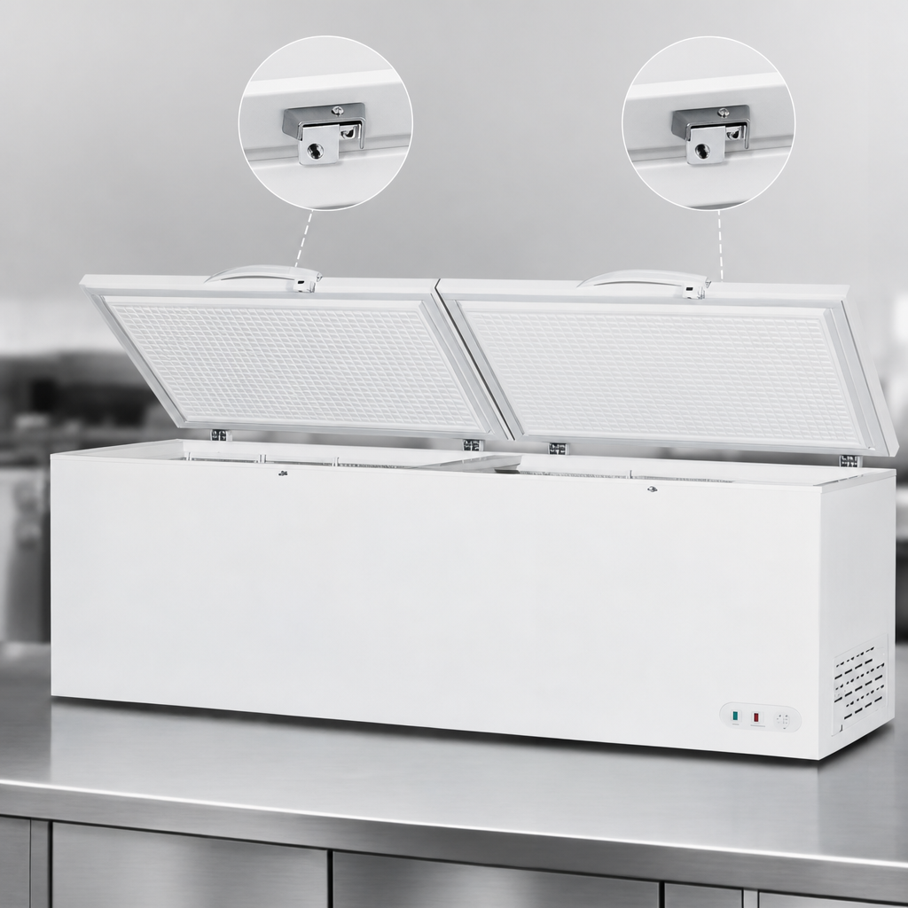 Dual Locking Hinged Lids