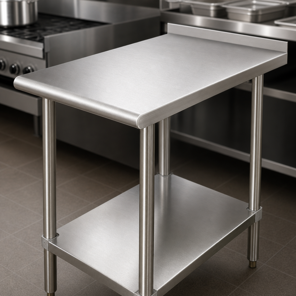 16-Gauge 304 Stainless Steel Top