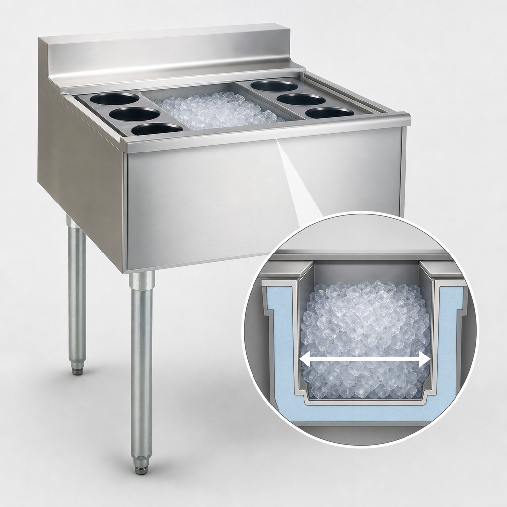 16-Inch Deep Insulated Ice Bin
