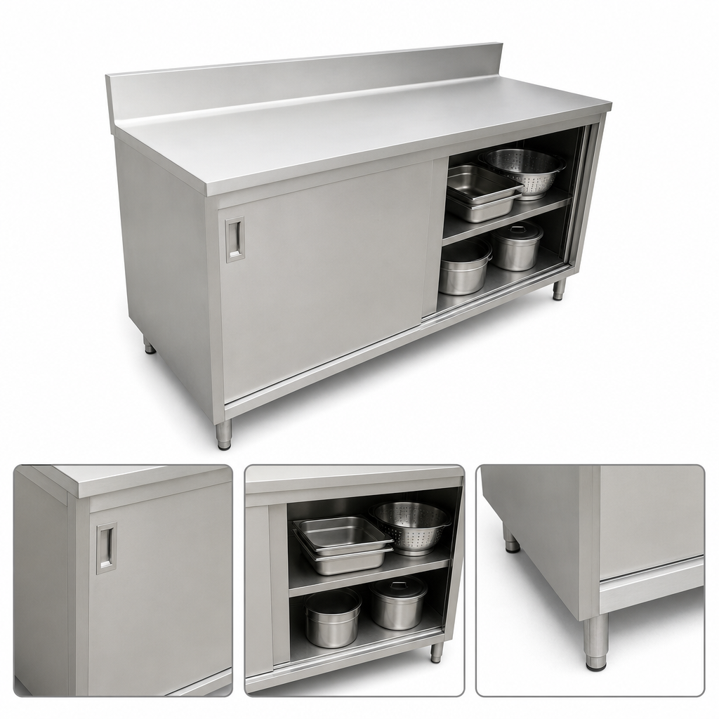 Enclosed Cabinet with Sliding Doors