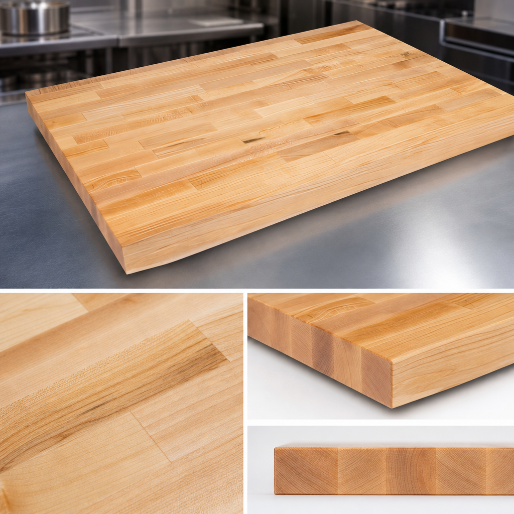Laminated Hard Maple Construction