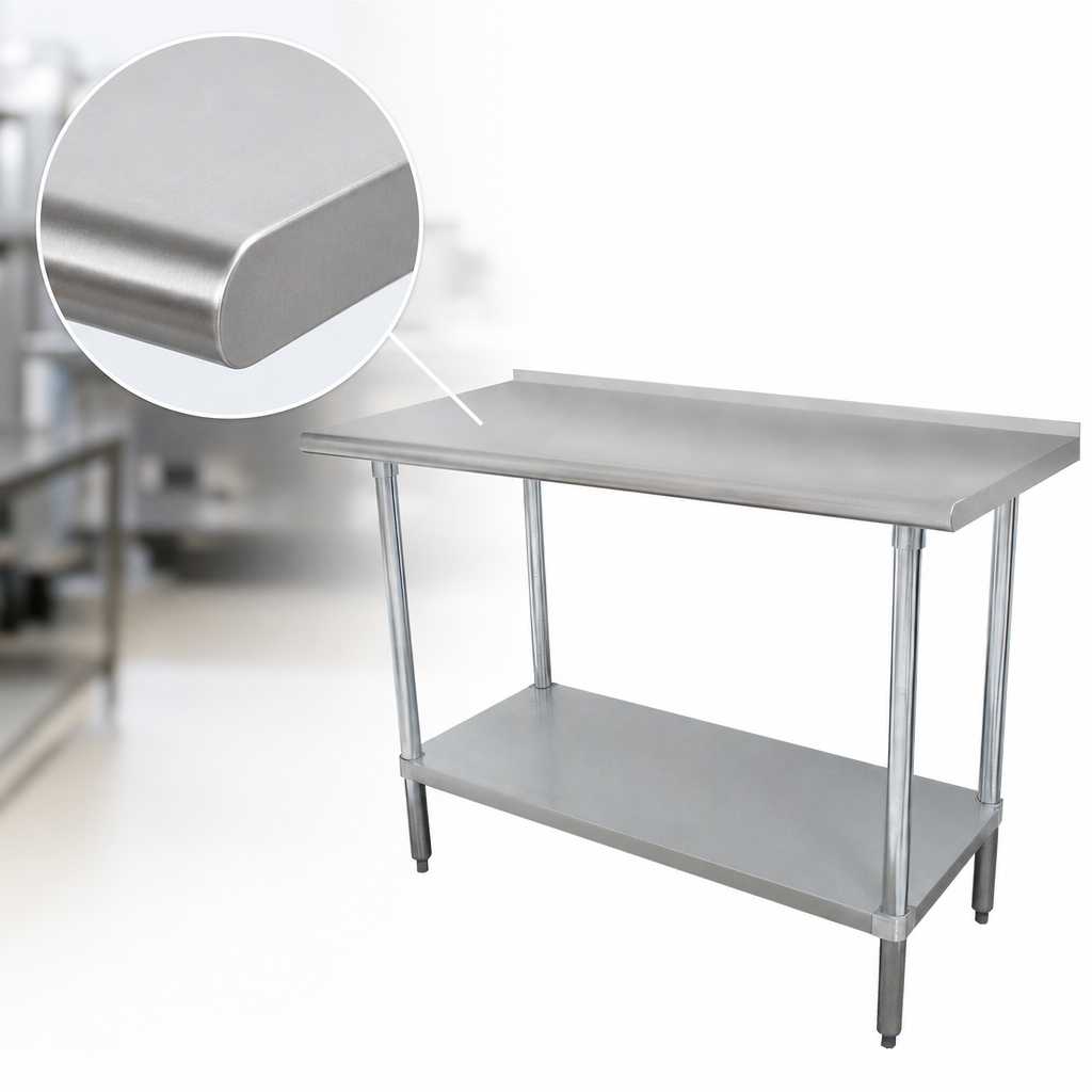 16-Gauge 304 Stainless Steel Top