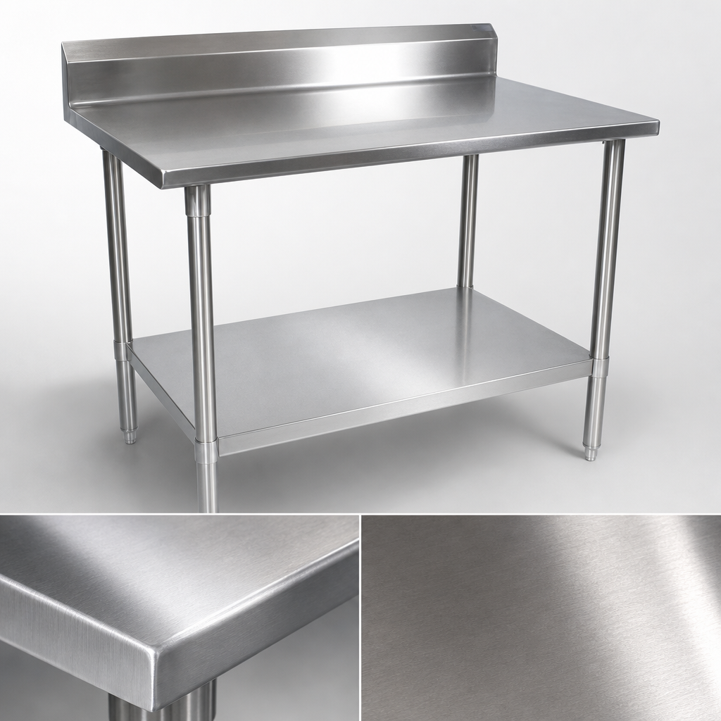 14-Gauge Type 300 Stainless Steel Top