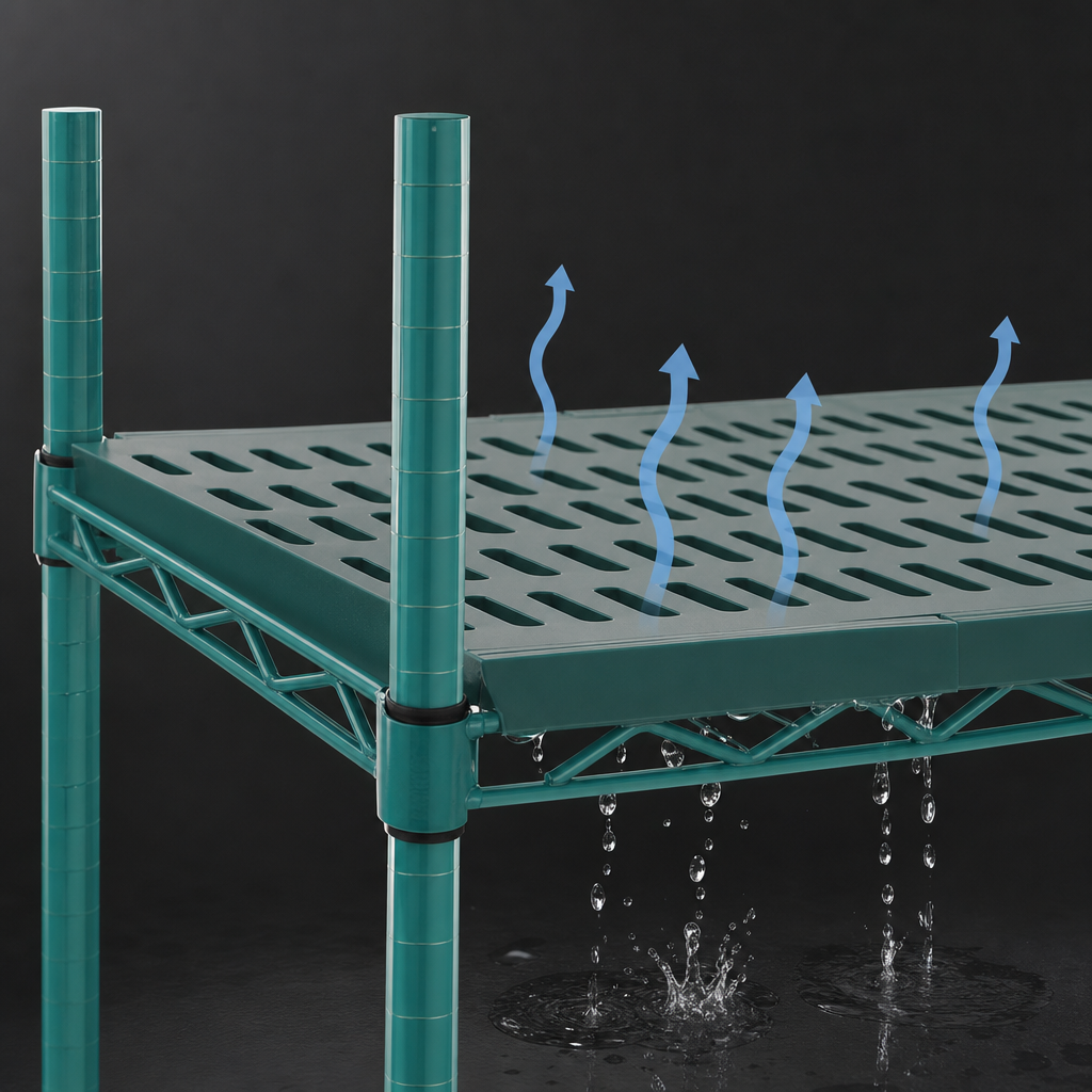 Louvered Shelf Design