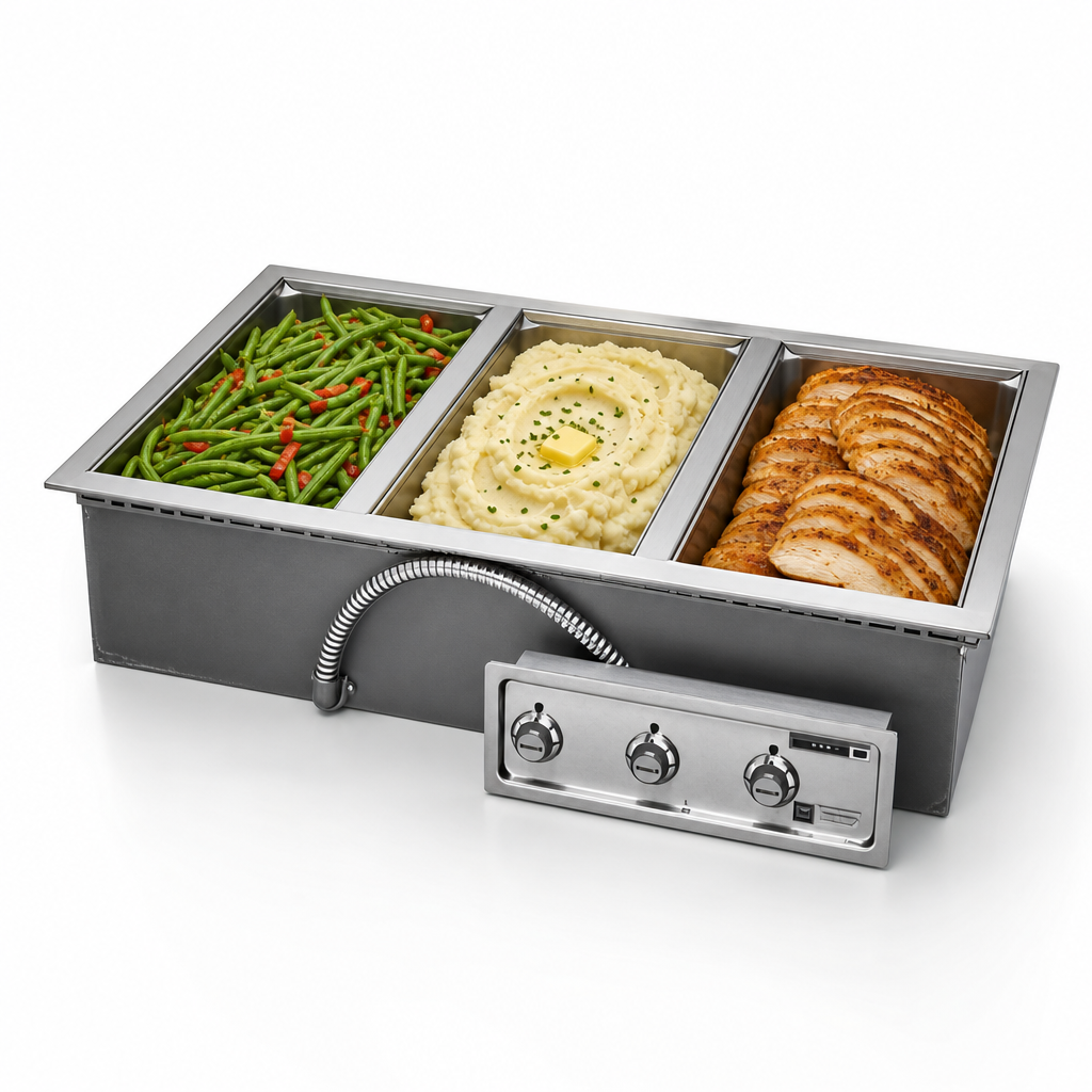 Three-Well Pan Capacity