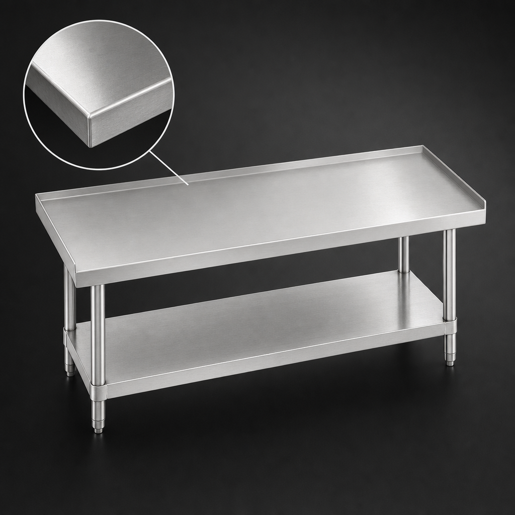 16-Gauge Stainless Steel Top